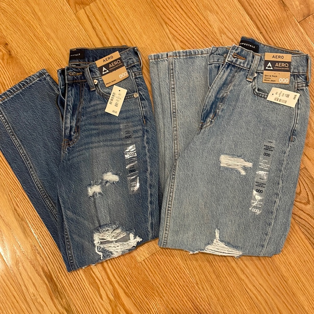 Aeropostale Womens Ripped Jeans (Individual $30, All Together $55)